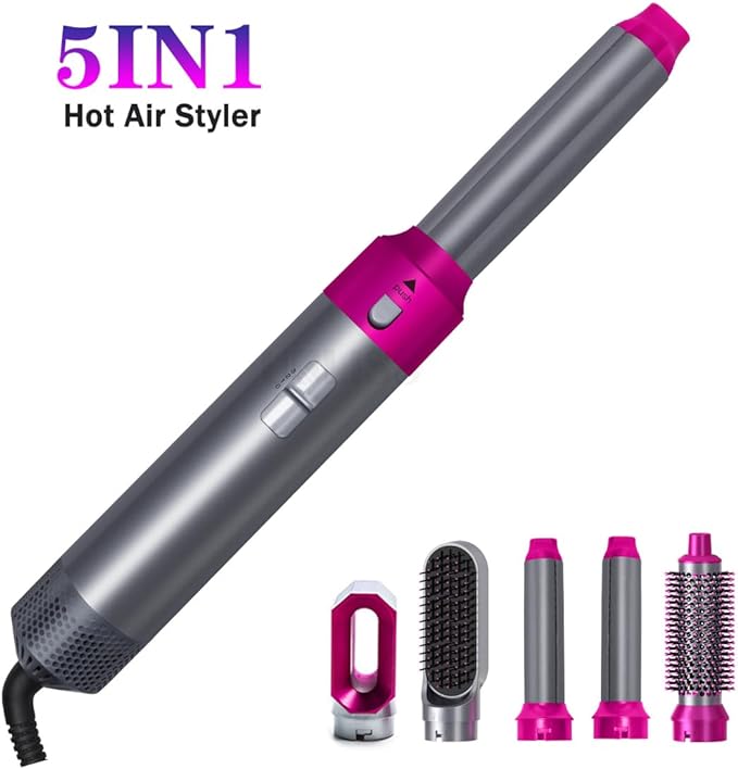 5 In 1 Hair Dryer and Volumizer Rotating